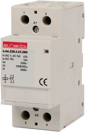 Redled Ρελέ Ράγας Ισχύος 40A Τετραπολικό με Τάση 230V