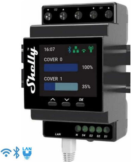 Shelly Pro Dual Cover PM Phase Relay