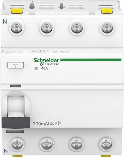 Schneider Electric Differentialkabelschalter Ρελέ Ράγας Leckage der Erde 40A Tetrapolar