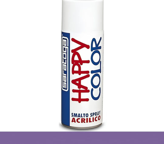 Saratoga Spray Farbe Happy Color Acrylic mit Metallisch Effekt Blau Flieder RAL 4005 400ml