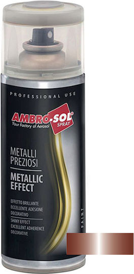 Ambro-Sol Σπρέι Βαφής Mettalic Mirror Effect με Μεταλλικό Εφέ Χάλκινο Χαλκού 400ml