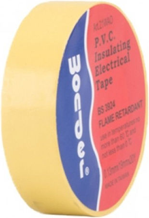 Wonder Insulation Tape 19mm x 20m Yellow