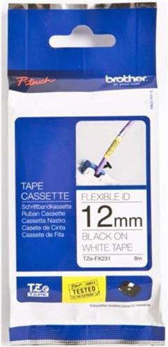 Brother Tze-fx231 Label Maker Tape In Black Colour Compatible With Brother TZe/TZ
