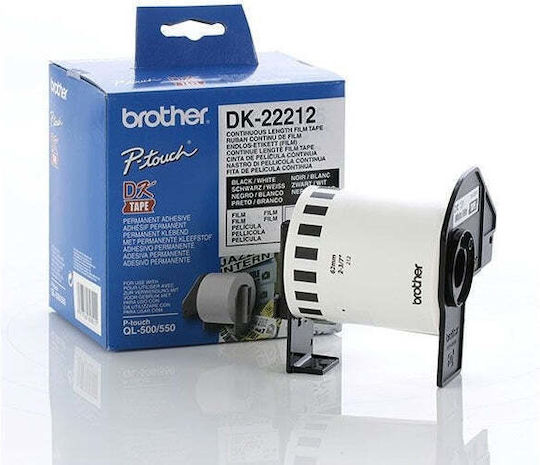 Brother P-touch Label Maker Tape 15.2m x 62mm In Black Colour Compatible With Brother DK