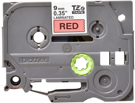 Brother TZE421 Label Maker Tape 8m x 9mm in Red Colour Compatible with Brother TZe/TZ