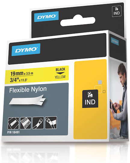 Dymo Multicolour Label Maker Tape Compatible with Dymo Rhino/IND