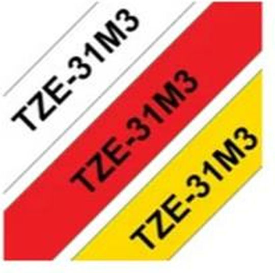 Brother Етикетна Лента 8м x 12мм Многоцветна Съвместима с Brother TZe/TZ