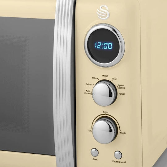 Swan Retro Cuptor cu microunde 20lt Gri