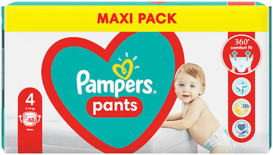 Pampers Diaper Pants Pants No. 4 for 9-14 kgkg 48pcs