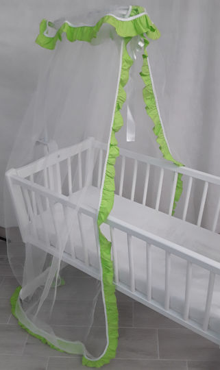 Beboulino Mosquito Net Crib Tulle 708-1300-0017 Green 100x250cm