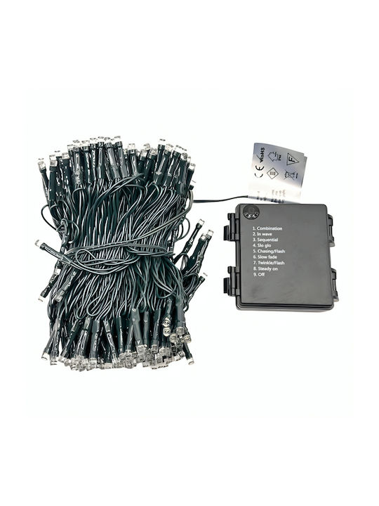 Λαμπάκια LED 30μ. Πολύχρωμα Μπαταρίας σε Σειρά Λαμπάκια LED 30μ. Πολύχρωμα Μπαταρίας σε Σειρά