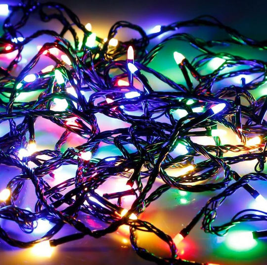 100 Lights LED 10m. Multicolor in String 1pcs