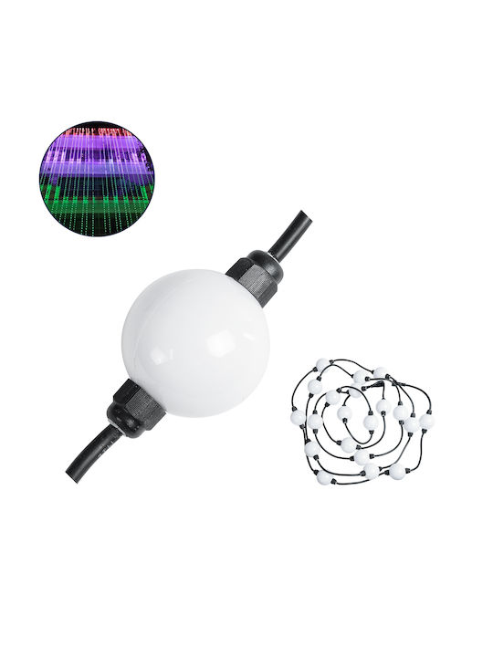 GloboStar Στεγανή Γιρλάντα Φωτισμού LED 4.6m με 20 Λαμπάκια GloboStar Στεγανή Γιρλάντα Φωτισμού LED 4.6m με 20 Λαμπάκια