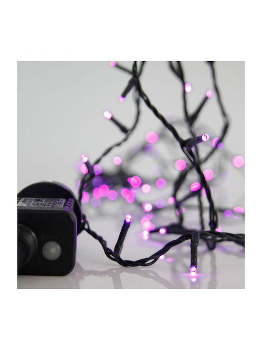 240 Lights LED 11.95m. Purple in String 1pcs