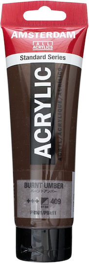 Royal Talens Amsterdam Acrylic Paint Set Burnt Umber 120ml 1pcs