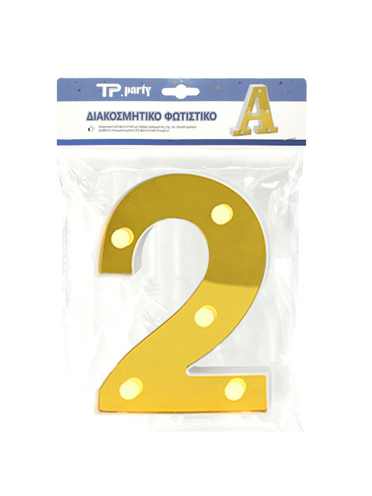 Tpster Διακοσμητικό Φωτιστικό LED Θερμό Λευκό 11.1x16.3x3.5εκ.