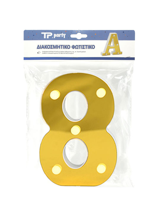 Tpster Dekorative Lampe Gold