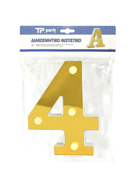 Tpster Διακοσμητικό Φωτιστικό LED 13x16.5x3.5εκ.