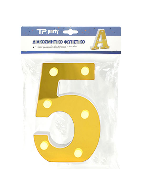 Tpster Dekorative Lampe Gold