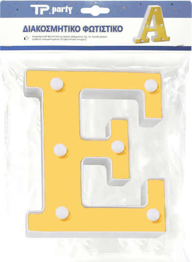 Tpster Dekorative Lampe Brief Gold