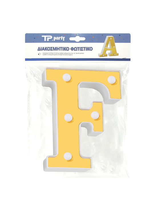 Tpster Lustră Decorativă Scrisoare Auriu