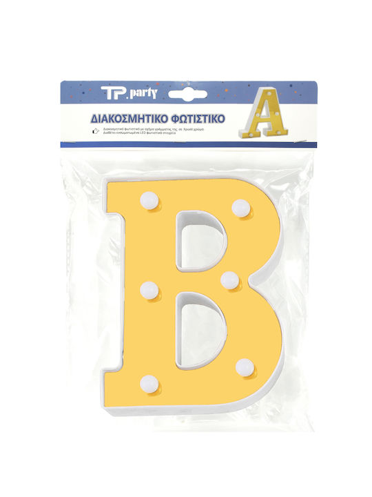 Tpster Dekorative Lampe Brief Gold