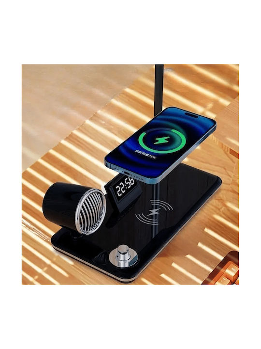 LED Φωτιστικό Γραφείου Bluetooth σε Μαύρο Χρώμα
