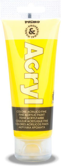 Primo Acryl Acrylic Paint Set in Yellow color Yellow 75ml 1pcs
