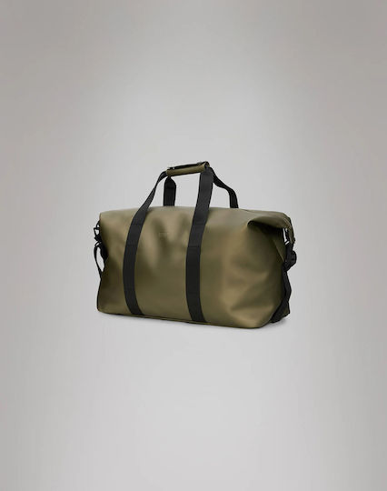 Rains Hilo Weekend Bag W3 Sack Voyage 37lt Green made of Artificial Leather L52xW26xH27cm