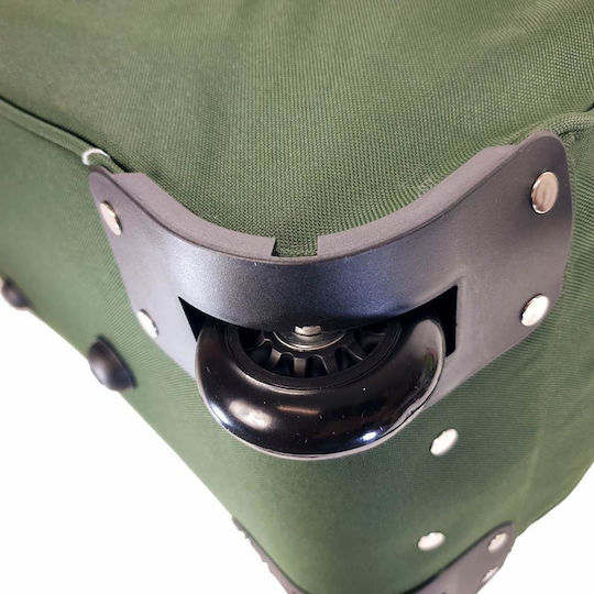 RCM 701-24 Khaki Sack Voyage Back 65lt Green with Wheels Fabric L60xW33xH33cm