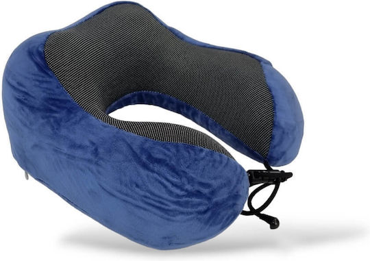 Mcan M-13 Memory Foam Travel Pillow Travel Set Pillow 19x12x12cm Blue