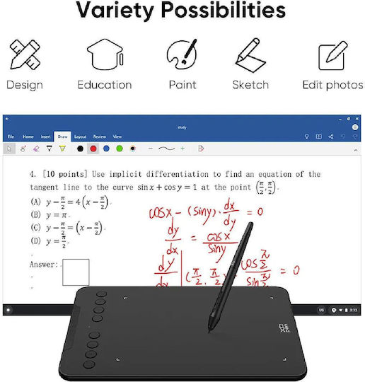 XP-Pen Deco 01 V3 Γραφίδα Σχεδίασης χωρίς Οθόνη