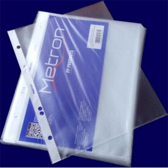 Sheet Protectors with Holes Metron Matt 70mic 100 Pieces