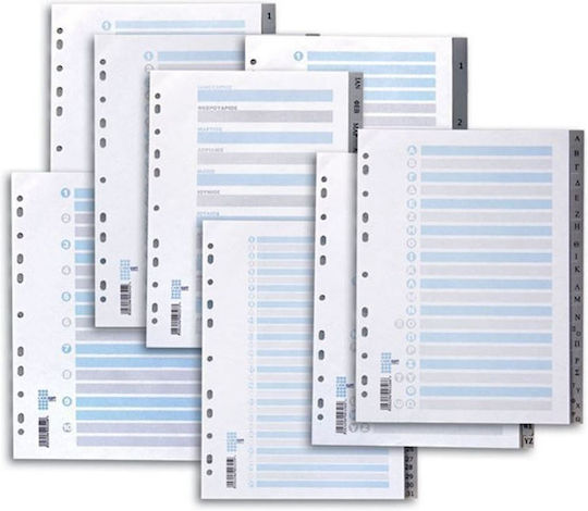 Neohart Plastic Dividers for Documents A4