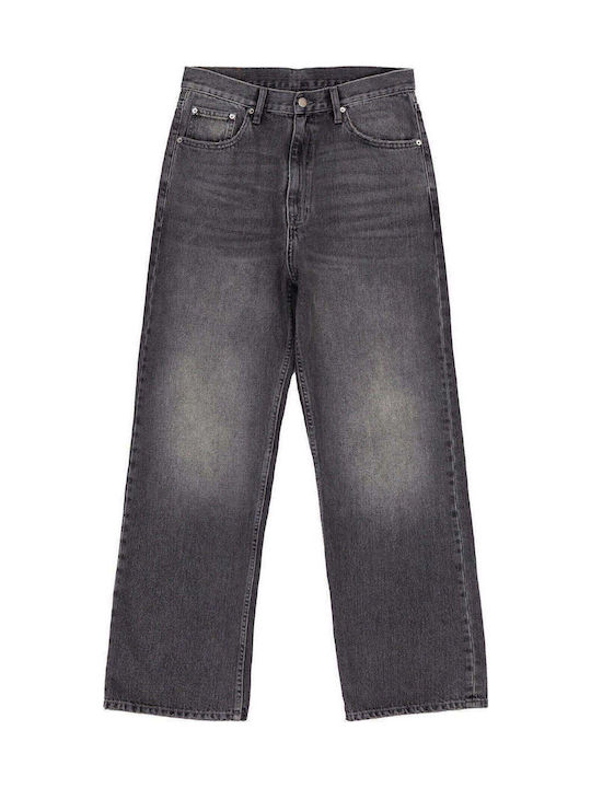Omar Pantaloni Jeans pentru Bărbați cu Croială Relaxată Mid Grey