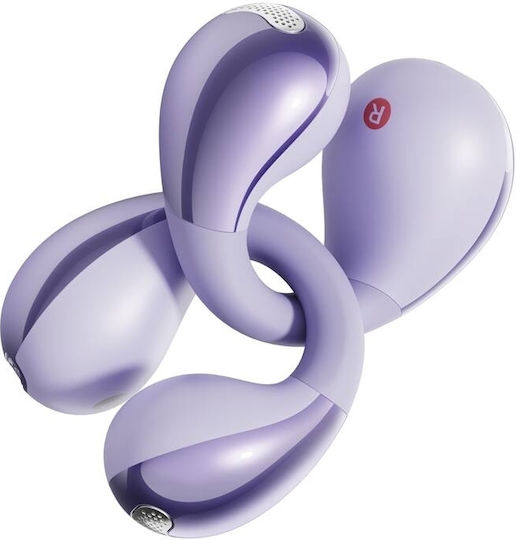 QCY Crossky C30 Open Ear Bluetooth Handsfree Earphones with Sweat Resistance and Charging Case Purple