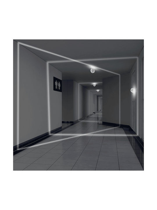 Eko Light Μοντέρνο Φωτιστικό Τοίχου 12x12x18εκ.