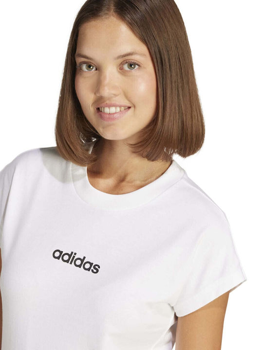 Essentials Linear Women's Athletic T-shirt White