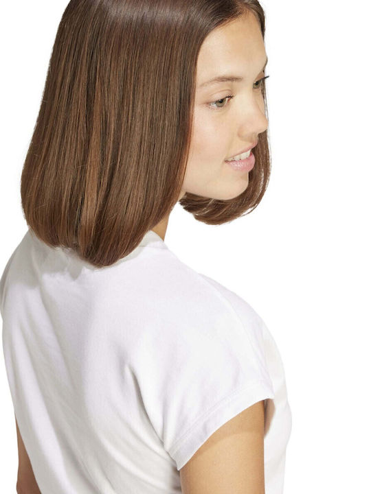 Essentials Linear Women's Athletic T-shirt White
