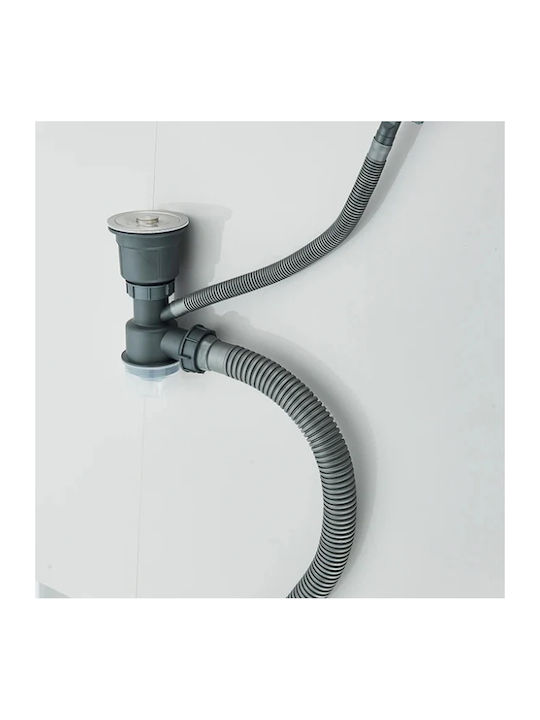 Επικαθήμενος Νεροχύτης Inox Μ60xΠ45cm Μαύρος