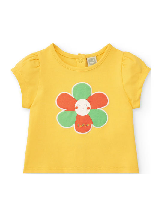 Kids' Set with Shorts Summer 2pcs Yellow