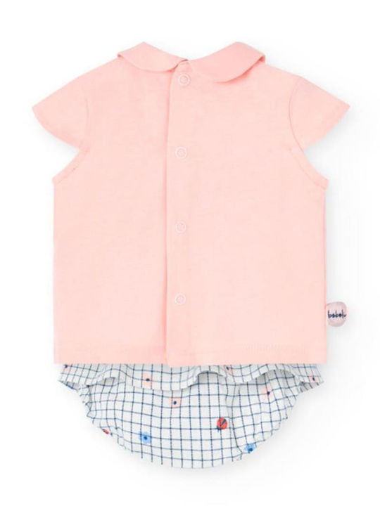 Kids' Set with Shorts Summer 2pcs Pink