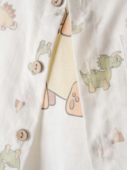 Hashtag Kids Set with White Shorts 2 Pieces