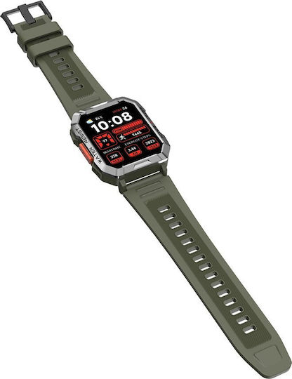 BlackView W60 50mm Smartwatch με Παλμογράφο (Πράσινο)