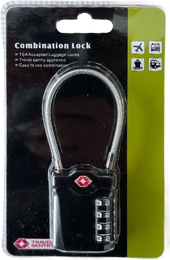 Cti Padlock Brass Combination with TSA Certification 50mm 1pcs