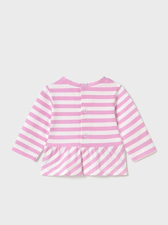 Kinderhemd Langarm Rosa