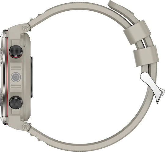 BlackView W50 Pro 56mm Waterproof Smartwatch with Heart Rate Monitor (Khaki)