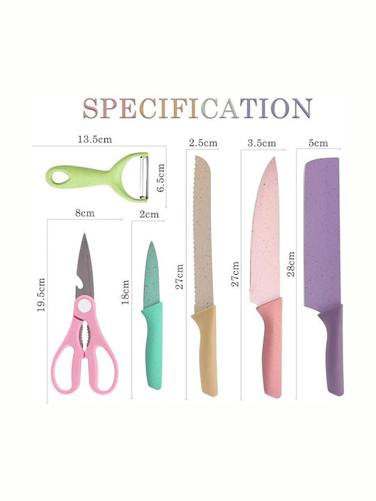 Knife Set from Ceramic 7pcs