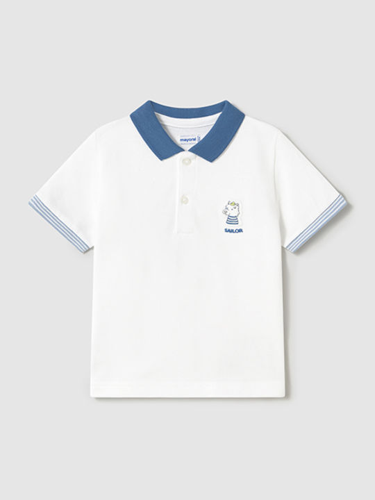Mayoral Polo Alb