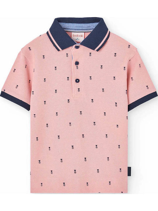 Kids' Polo Short Sleeve Coral